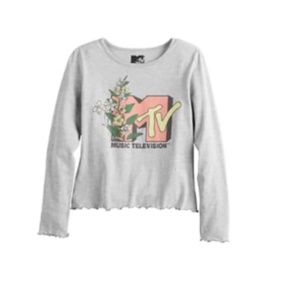 NEW Girls MTV Wildflower Graphic Tee NEW Sizes S,M